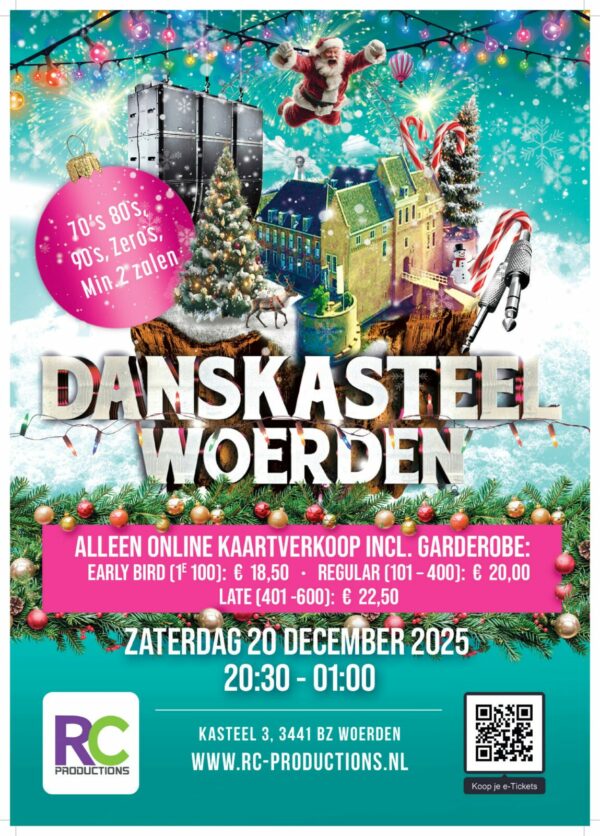 DANSKASTEEL WOERDEN IN KERSTSFEER